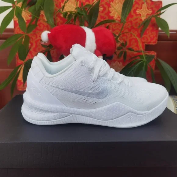 Nike | Shoes | Mens Shoes Nike Kobe 8 Triple White Sport  display picture 1